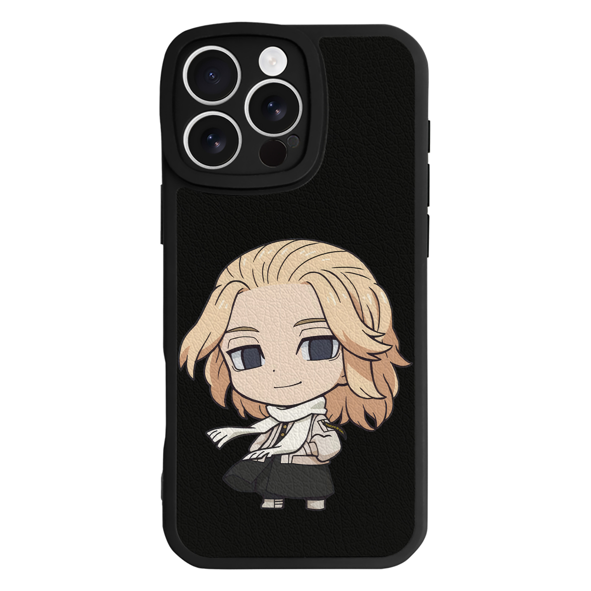 （画像用） 東京リベンジャーズ Tokyo Revengers 【iPhone 16シリーズ対応】シリコンスマホケース（レザー調） 材質：シリコン
